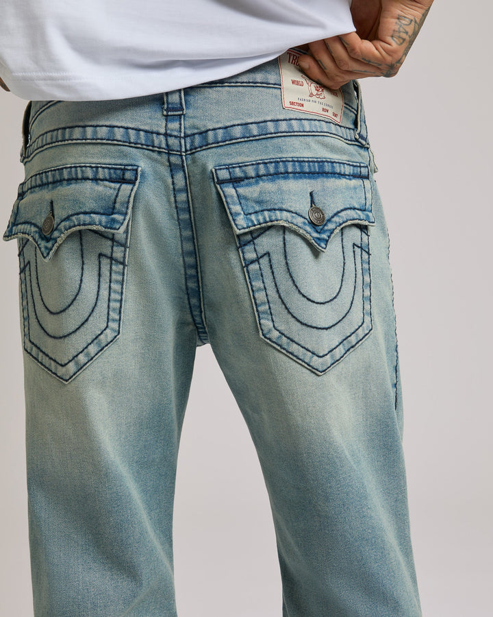 True Religion Billy Big T NF 34IN gsql light dawn wash