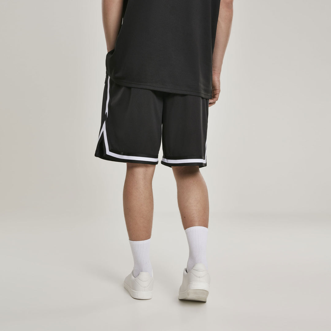 Urban Classics Premium Stripes Mesh Shorts black