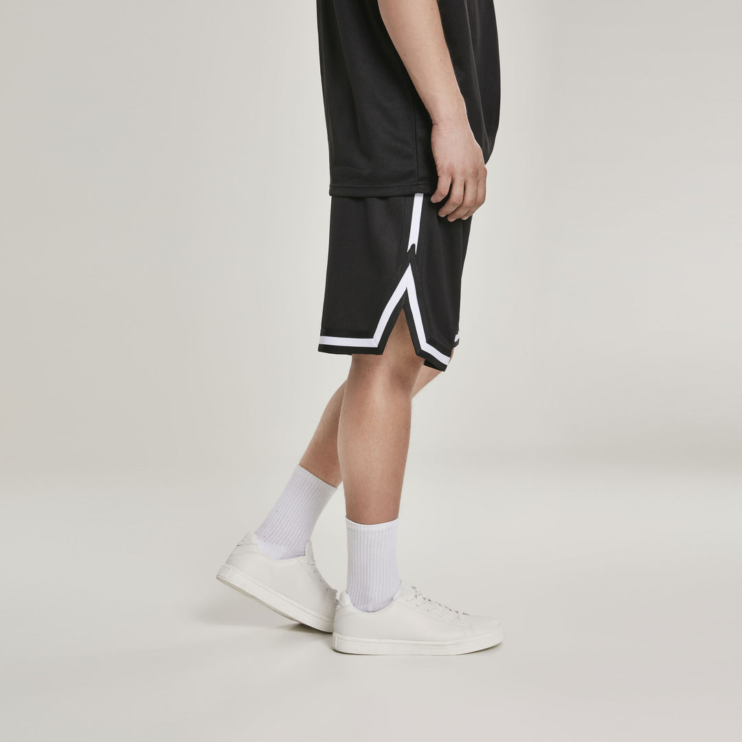 Urban Classics Premium Stripes Mesh Shorts black