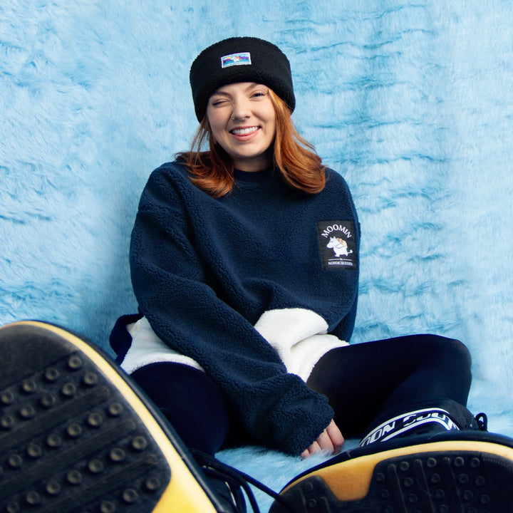 Moomin Muumipeikko Seikkailu Fleece dark blue/white