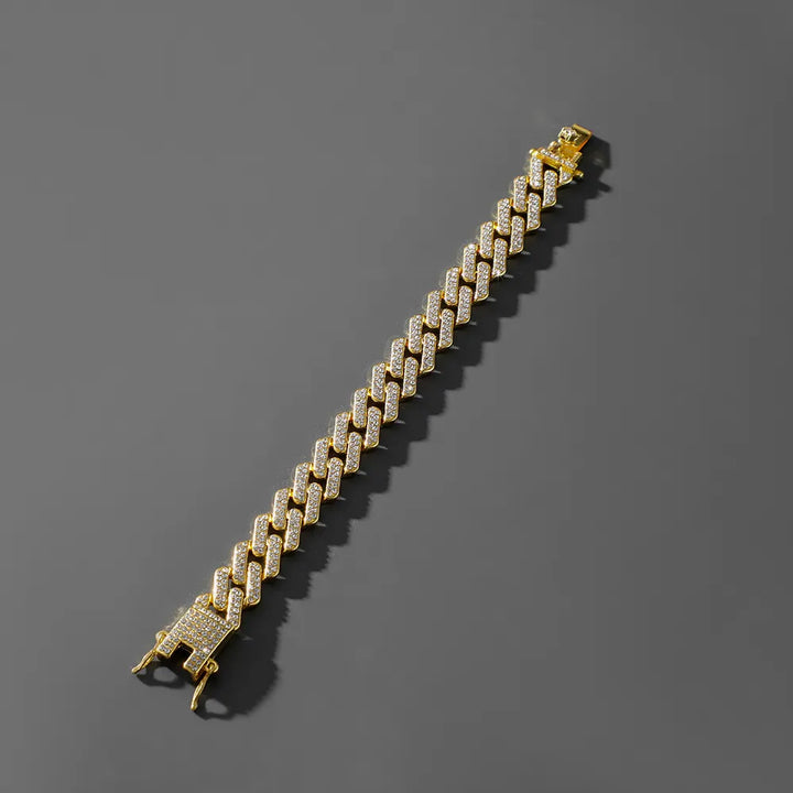 Full Diamond Bracelet gold - Shop-Tetuan