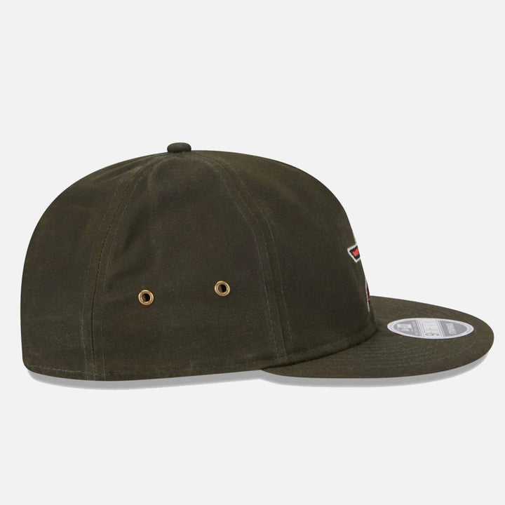 New Era Waxed Canvas Retro Crown 9Fifty Strapback H Astros rifle green - Shop-Tetuan