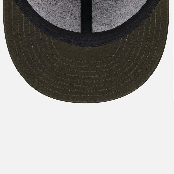 New Era Waxed Canvas Retro Crown 9Fifty Strapback H Astros rifle green - Shop-Tetuan