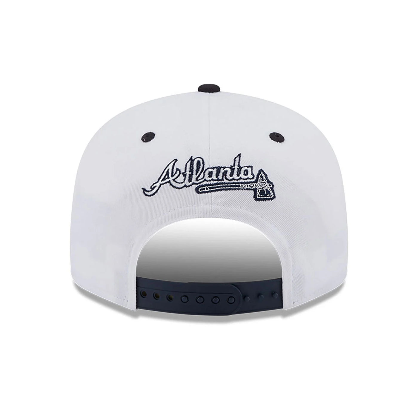 New Era White Crown Patch 9Fifty A Braves white/black
