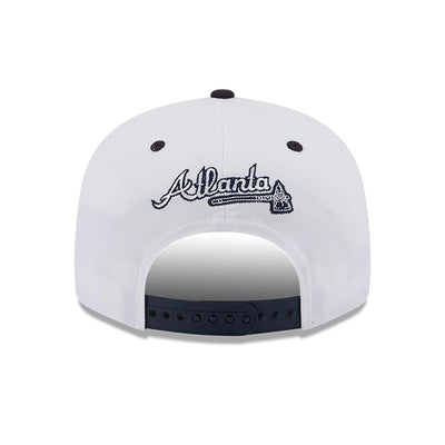 New Era White Crown Patch 9Fifty A Braves white/black