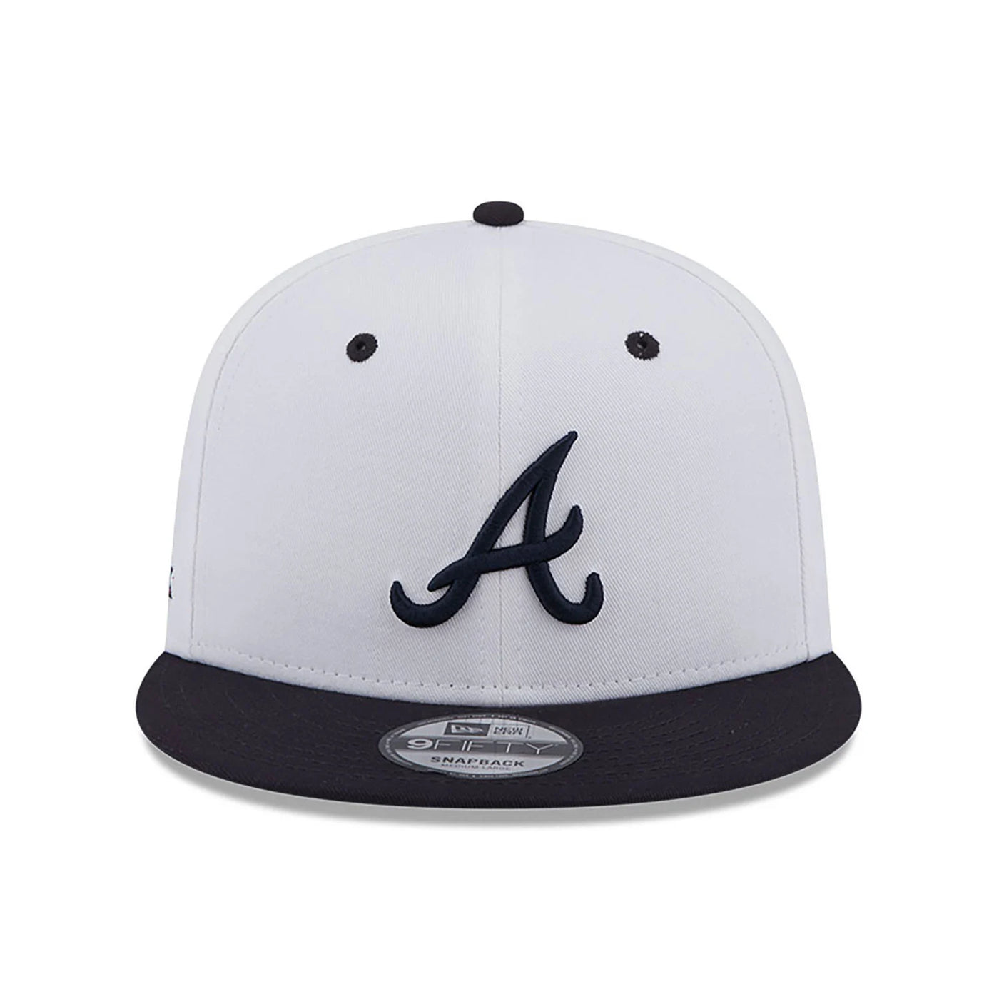 New Era White Crown Patch 9Fifty A Braves white/black