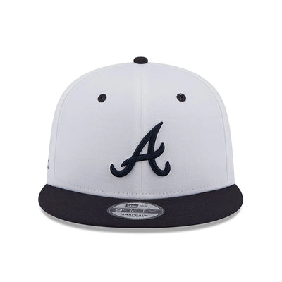 New Era White Crown Patch 9Fifty A Braves white/black