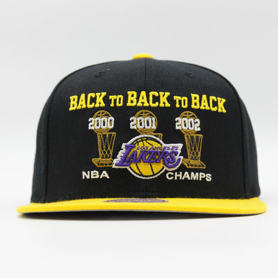 Mitchell & Ness NBA 00-03 Lakers Champs snapback HWC LA Lakers blk/gold