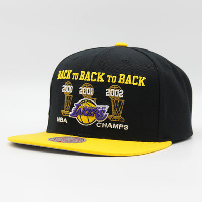 Mitchell & Ness NBA 00-03 Lakers Champs snapback HWC LA Lakers blk/gold