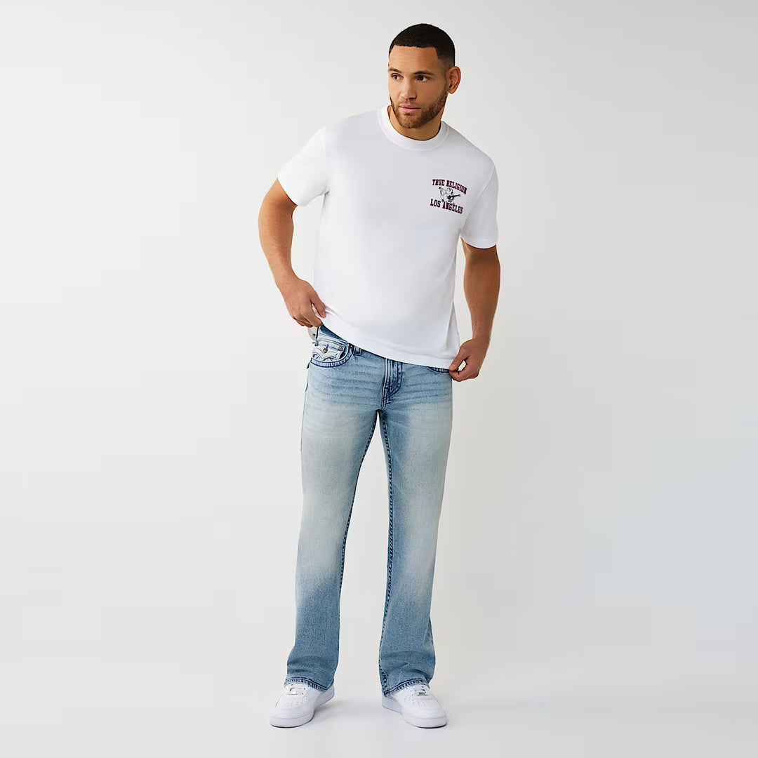 True Religion Billy SN Flap 34In artic whisper light wash - Shop-Tetuan