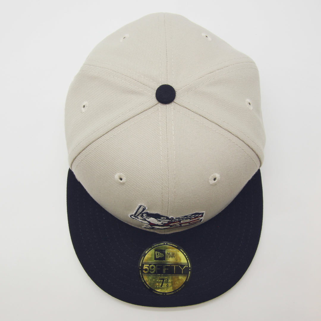 New Era Fourth of July 2024 59Fifty B Bisons stone/navy - Shop-Tetuan