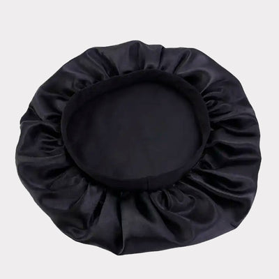 Satin Bonnet Cap black - Shop-Tetuan