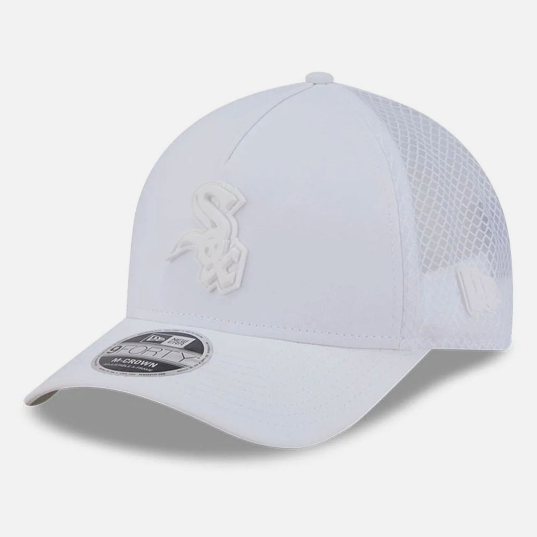 New Era MLB Badged 9Forty M-Crown A-Frame Trucker A Braves white - Shop-Tetuan