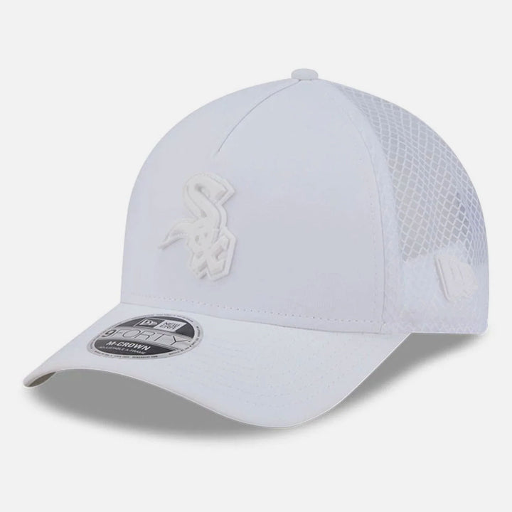 New Era MLB Badged 9Forty M-Crown A-Frame Trucker A Braves white - Shop-Tetuan