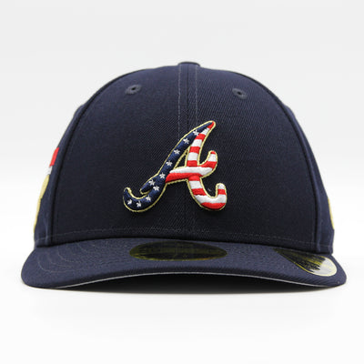 New Era Independence Day 2023 59Fifty Low Profile A Braves navy