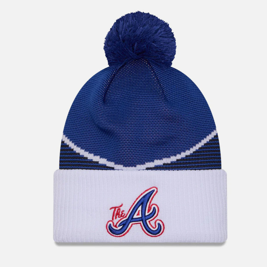 New Era City Connect Pom Knit A Braves blue/white - Shop-Tetuan