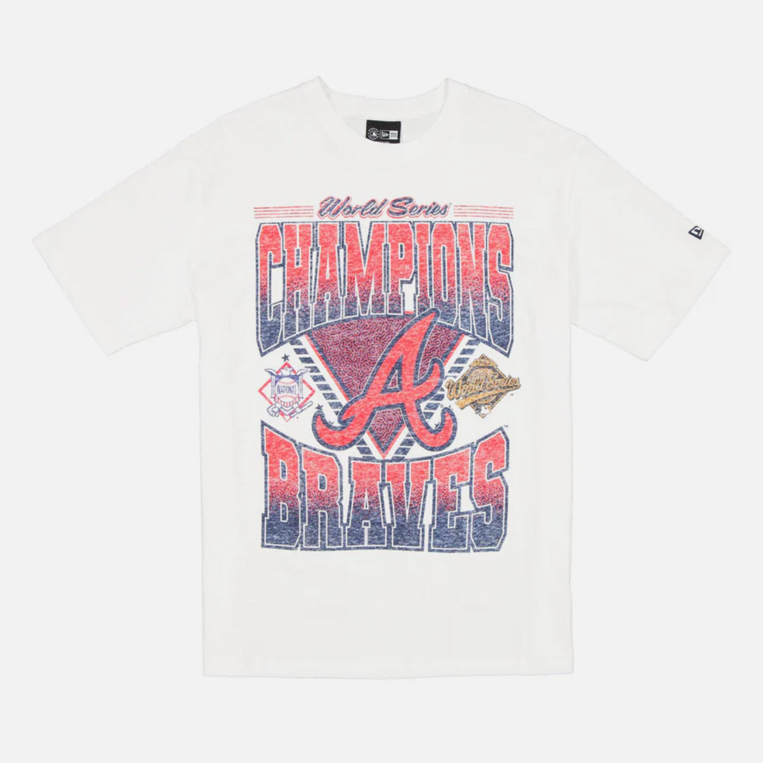 New Era Sport Classics Washed Optic Tee A Braves white - Shop-Tetuan