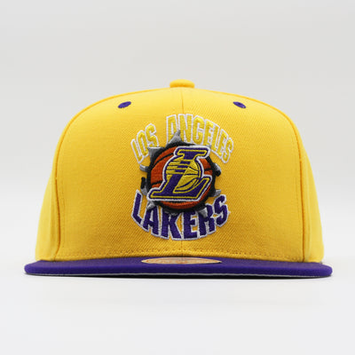 Mitchell & Ness Breakthrough snapback LA Lakers yellow - Shop-Tetuan