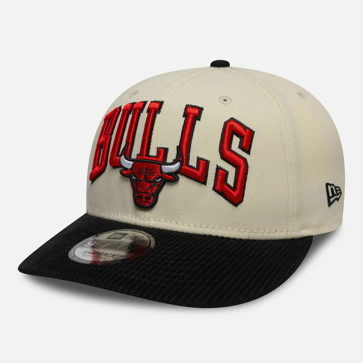 New Era NBA Cord Visor Cream 9FIFTY Snapback C Bulls stone/black - Shop-Tetuan