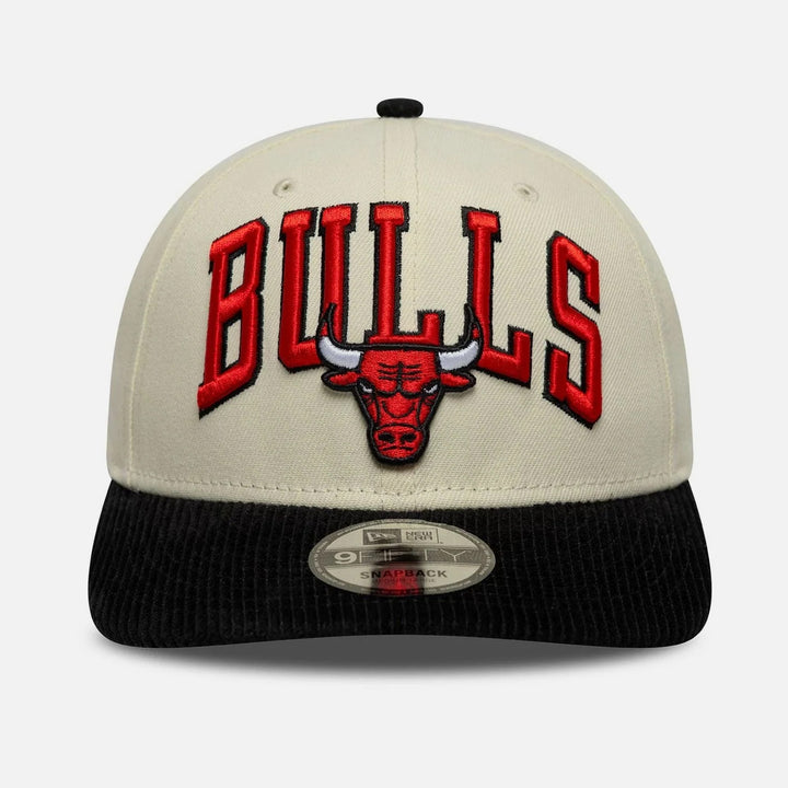 New Era NBA Cord Visor Cream 9FIFTY Snapback C Bulls stone/black - Shop-Tetuan