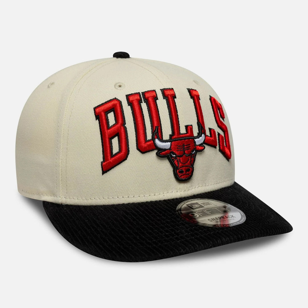 New Era NBA Cord Visor Cream 9FIFTY Snapback C Bulls stone/black - Shop-Tetuan