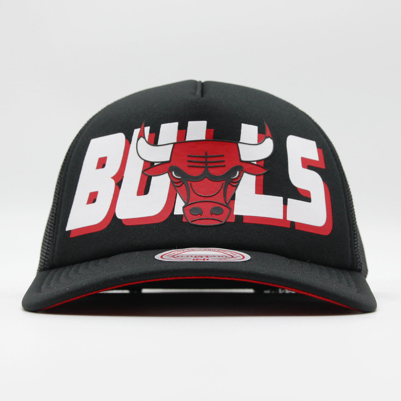 Mitchell & Ness NBA Billboard Trucker Snapback C Bulls black
