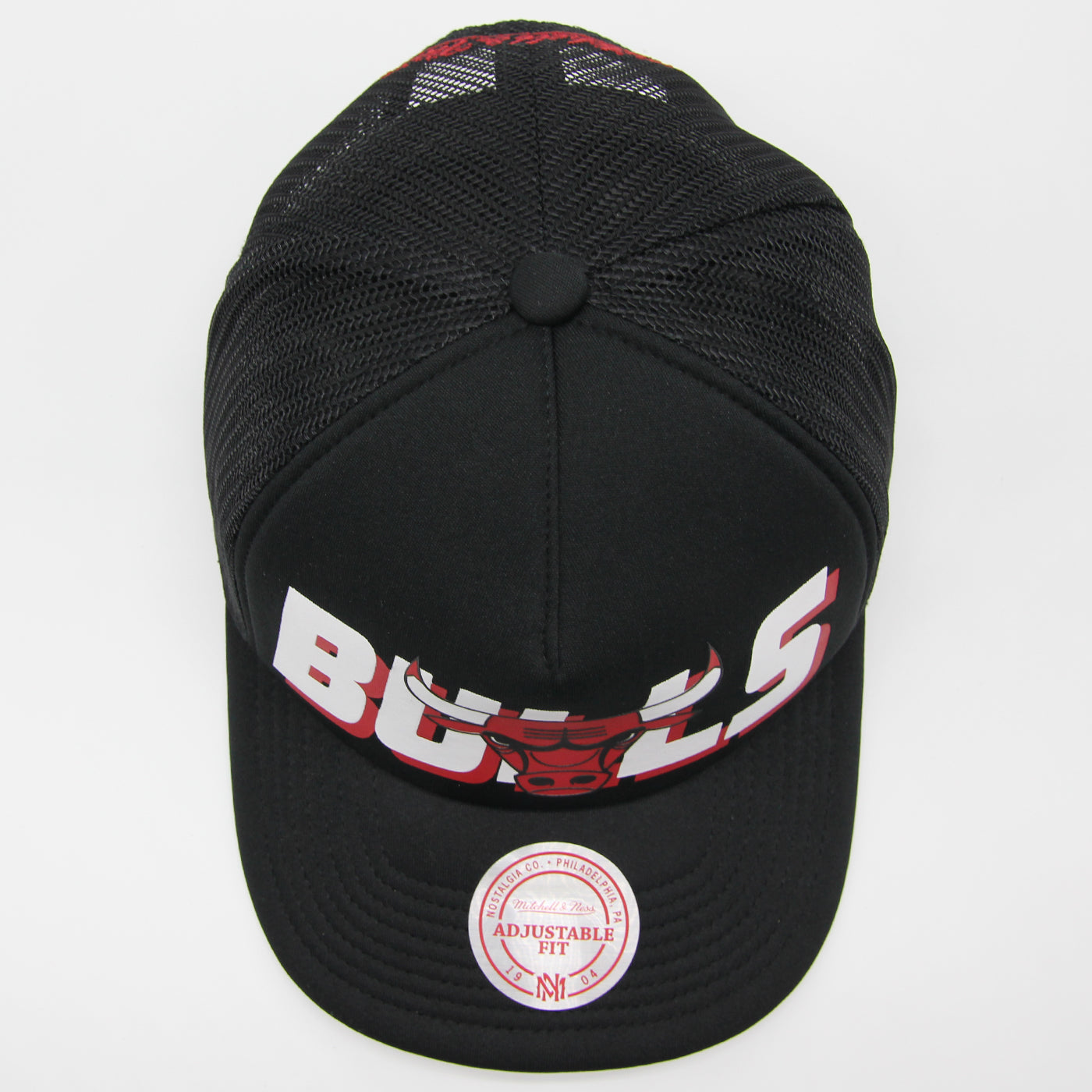 Mitchell & Ness NBA Billboard Trucker Snapback C Bulls black