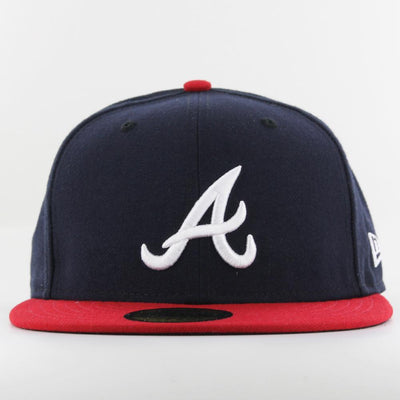 New Era Authentic On Field Home 59Fifty A Braves navy/red - Shop-Tetuan