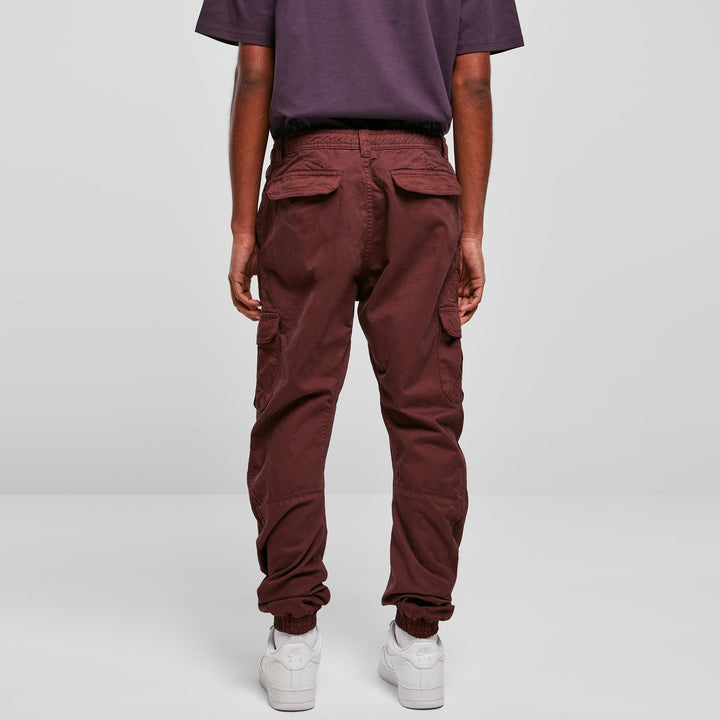 Urban Classics Cargo Jogging pants cherry - Shop-Tetuan