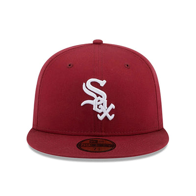 New Era League Essential 59Fifty C White Sox dark red