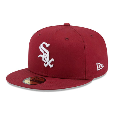 New Era League Essential 59Fifty C White Sox dark red
