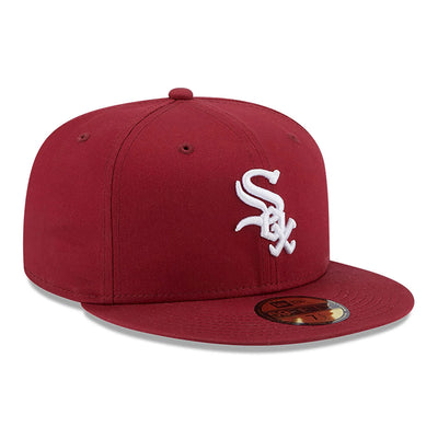 New Era League Essential 59Fifty C White Sox dark red - Shop-Tetuan