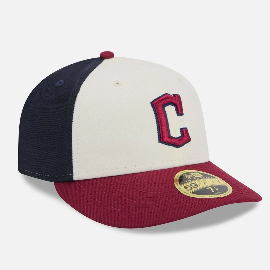 New Era MLB City Connect 59Fifty Low Profile C Guardians off white/burgundy/navy