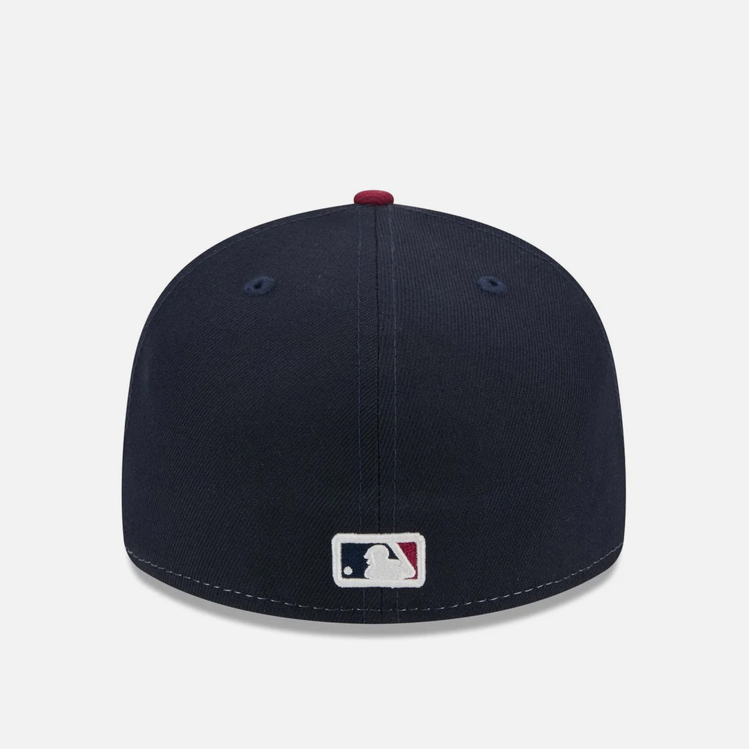 New Era MLB City Connect 59Fifty Low Profile C Guardians off white/burgundy/navy