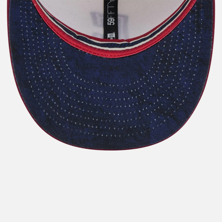 New Era MLB City Connect 59Fifty Low Profile C Guardians off white/burgundy/navy