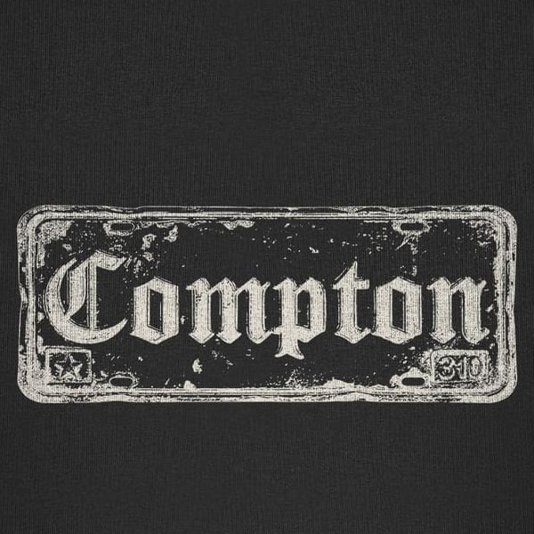 Mister Compton License Plate Oversize Tee black