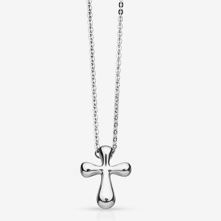 Cross Stainless Steel Pendant with Chain Necklace - Shop-Tetuan