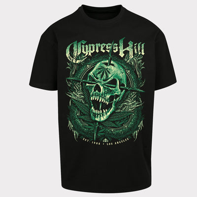Mister Cypress Hill Skull Face Oversize Tee black - Shop-Tetuan