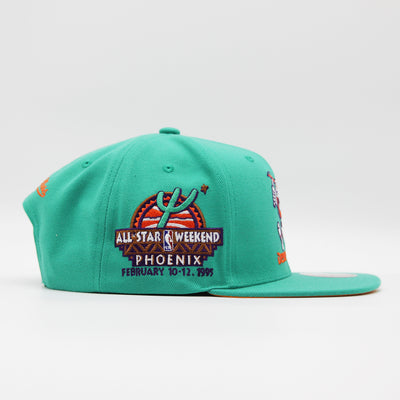 Mitchell & Ness NBA Desert Green Snapback HWC D Nuggets teal - Shop-Tetuan