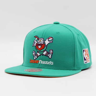 Mitchell & Ness NBA Desert Green Snapback HWC D Nuggets teal - Shop-Tetuan