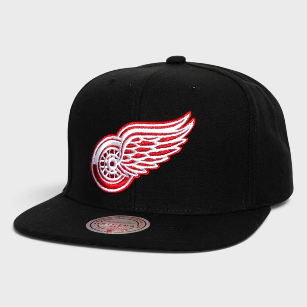 Mitchell &amp; Ness NHL Top Spot Snapback D Red Wings black