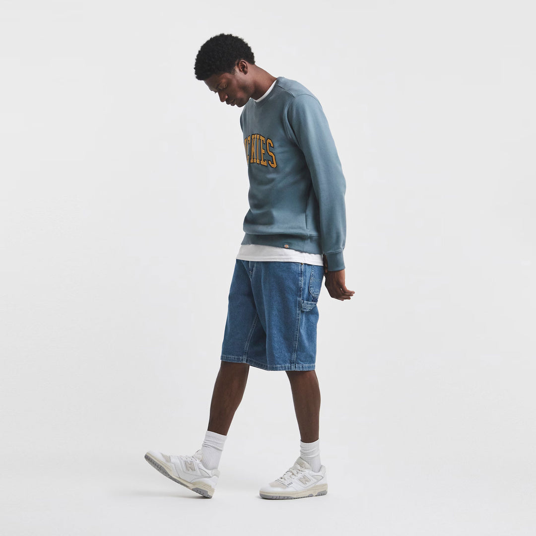 Dickies 993 11-Inch denim carpenter shorts classic blue - Shop-Tetuan