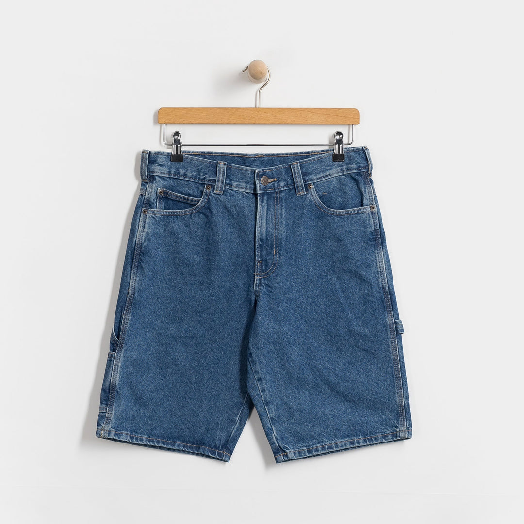 Dickies 993 11-Inch denim carpenter shorts classic blue - Shop-Tetuan