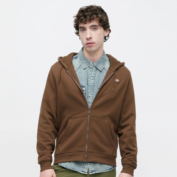 Dickies Oakport Zip Hoody timber brown
