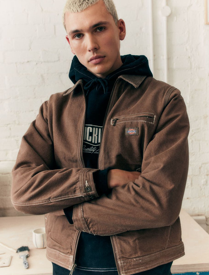 Dickies Stevensville Painter Jacket brown - Shop-Tetuan