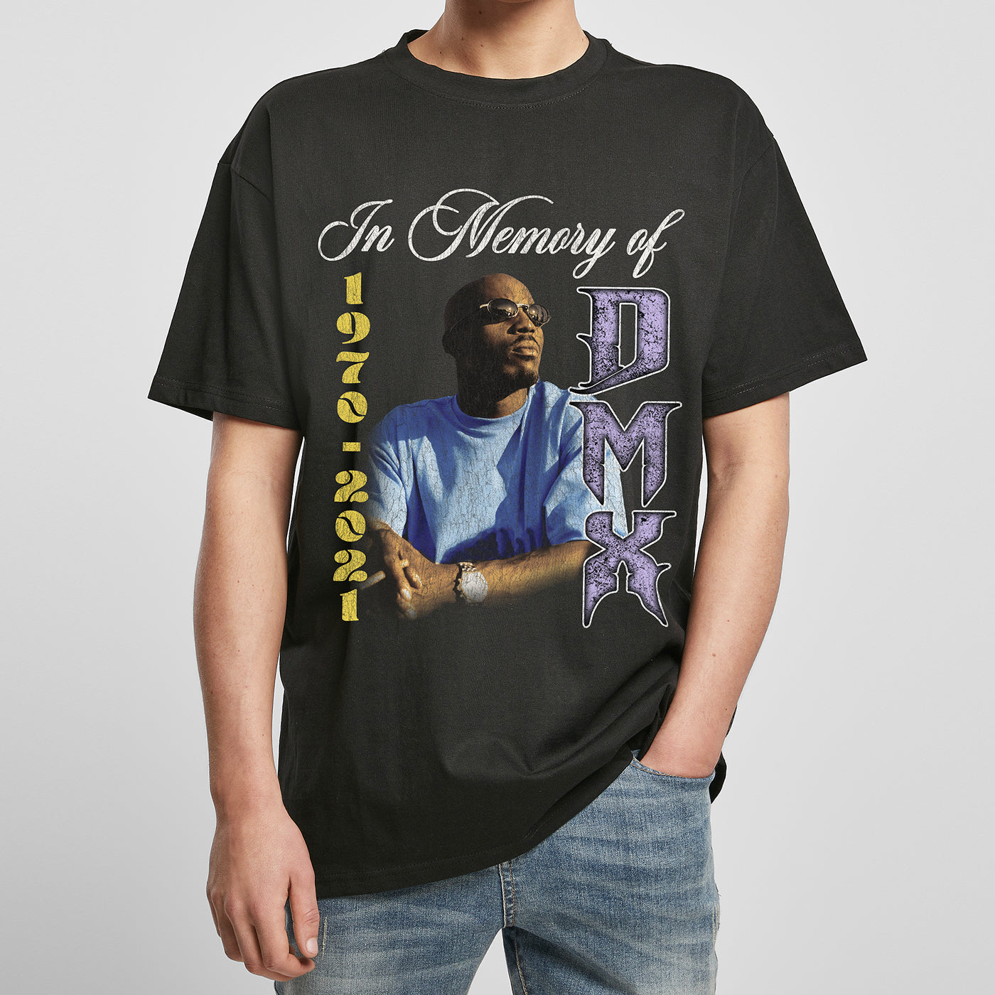Mister DMX In Memory Off Oversize tee black