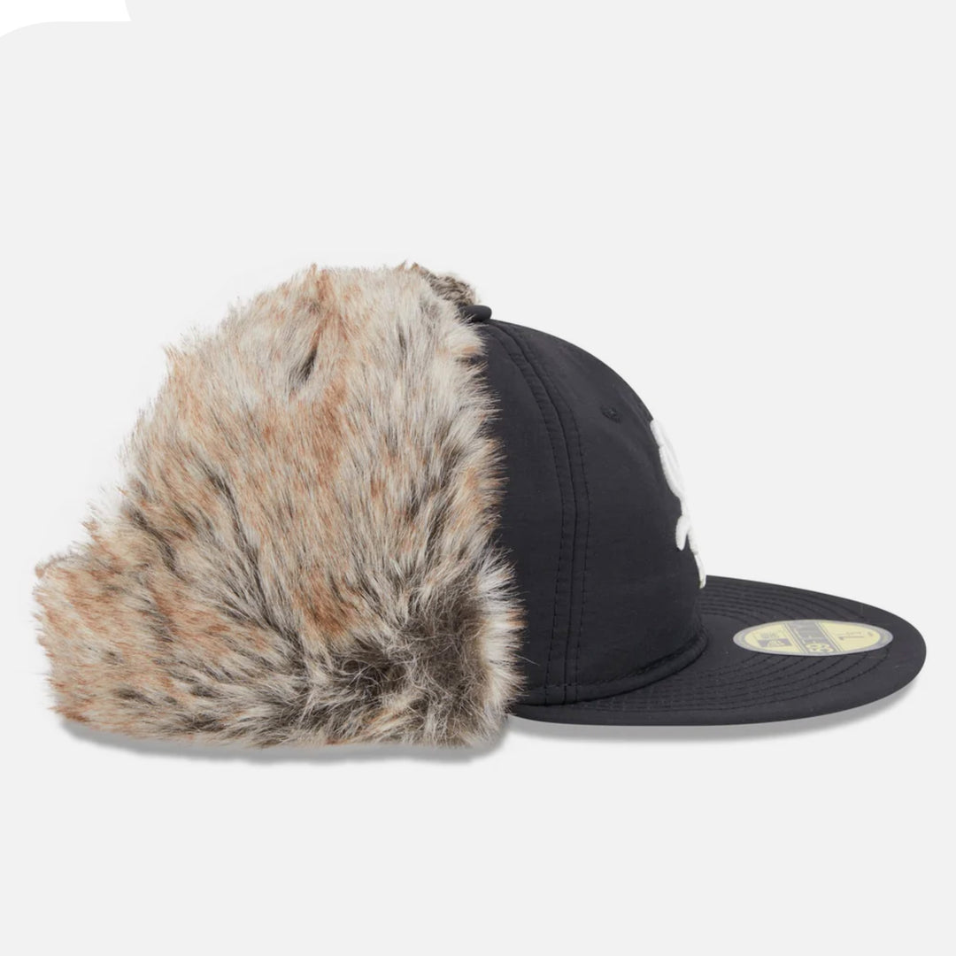 New Era Winter DogEar Retro Crown 59Fifty LA Dodgers black - Shop-Tetuan