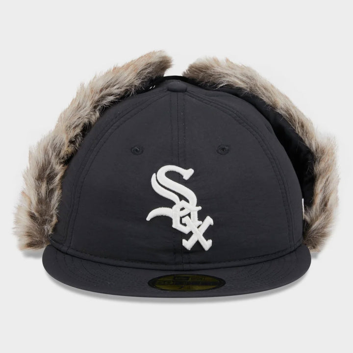 New Era Winter DogEar Retro Crown 59Fifty C White Sox black - Shop-Tetuan