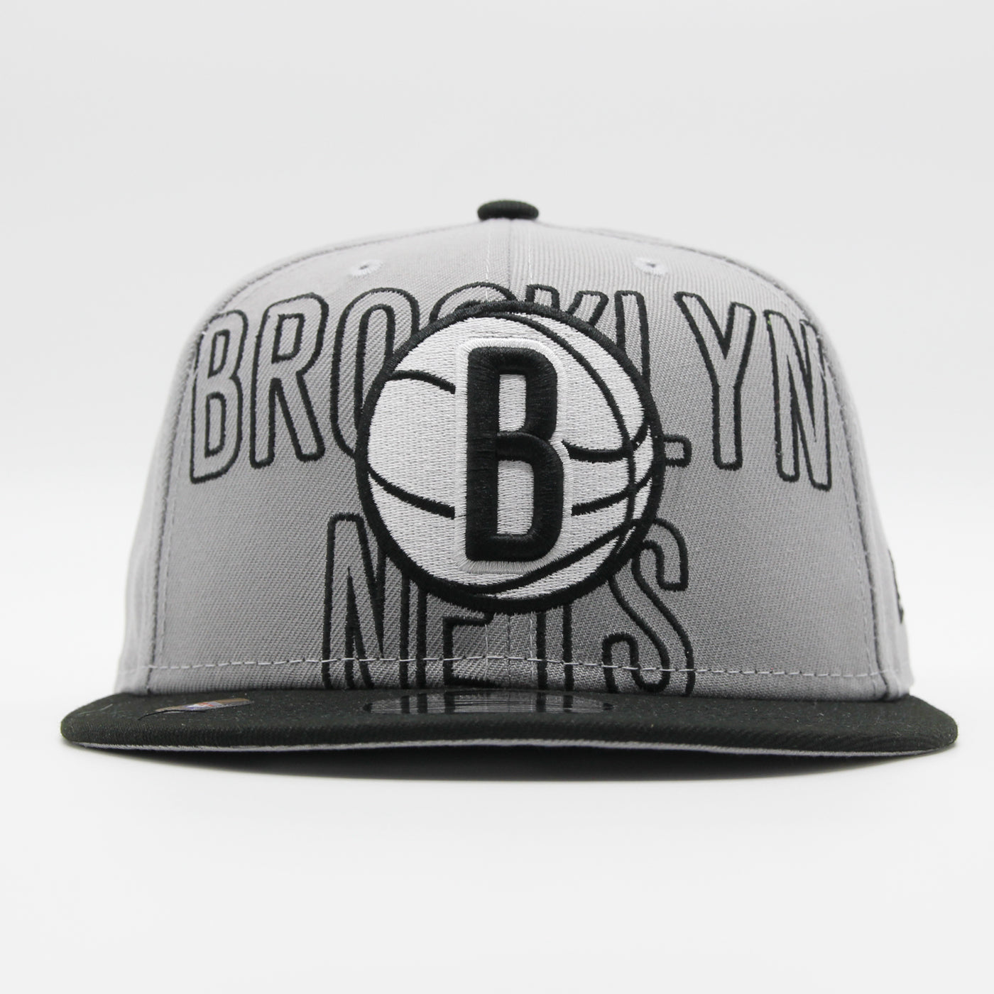 New Era NBA Draft 2023 9Fifty B Nets grey/black