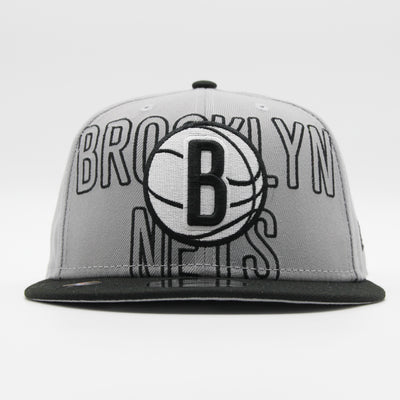 New Era NBA Draft 2023 9Fifty B Nets grey/black